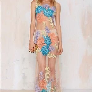 For Love and Lemons X NastyGal Maxi Dress